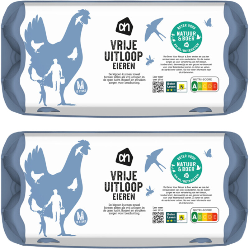 Een afbeelding van AH Vrije uitloop eieren M 2-pack