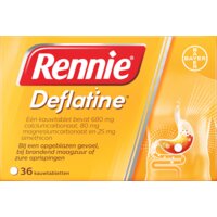 Rennie Deflatine kauwtabletten