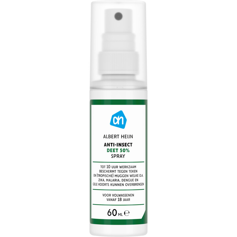 Een afbeelding van AH Deet 50% anti-insectenspray