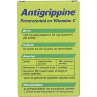 Een afbeelding van Antigrippine Paracetamol en vitamine C poeder