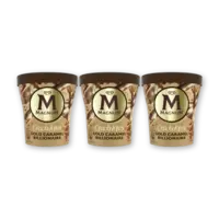 Magnum Double gold caramel billionaire 3-pack