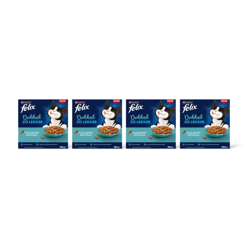 Felix Dubbel lekker zalm,zeevis,rode biet 4pk