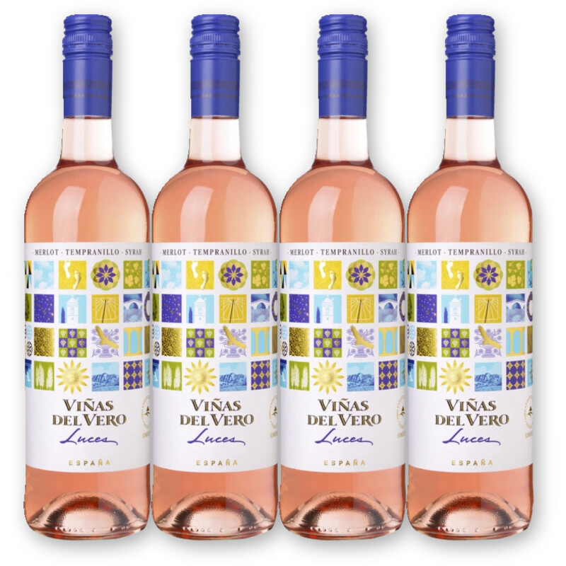 Viñas del Vero Viñas del Vero Luces Rosado 4 flessen