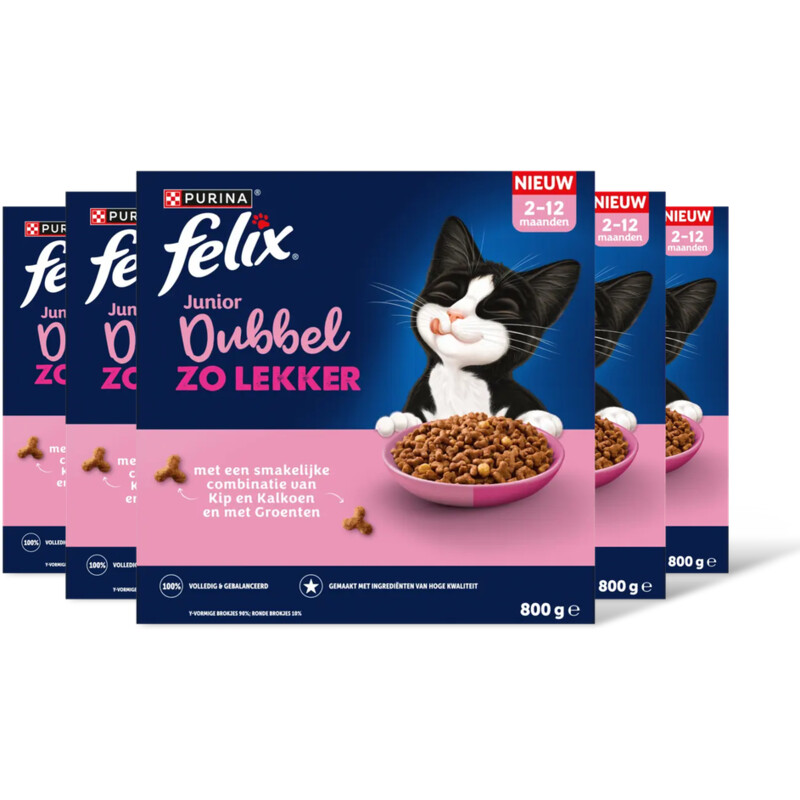 Felix Dubbel zo lekker jr kip,kalkoen&melk 5pk