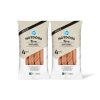 AH Hotdogs naturel 2-pack