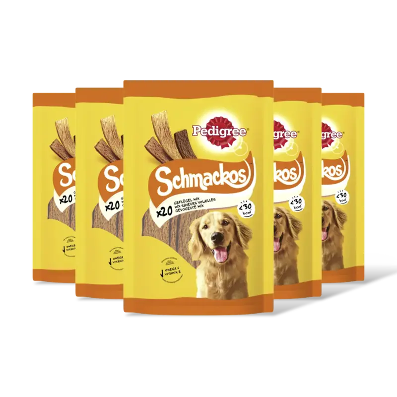 Pedigree Schmackos gevogelte mix 5-pack