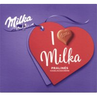 Een afbeelding van Milka With love pralines hazelnut crème
