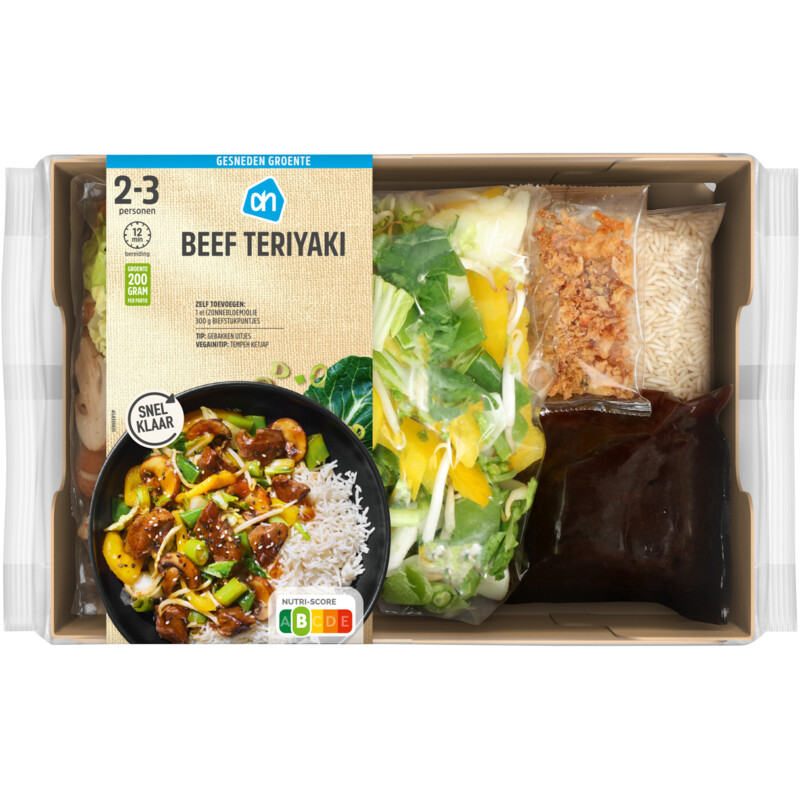 Een afbeelding van AH Gesneden verspakket Japanse teriyaki