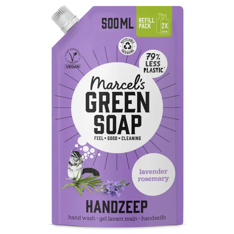 Marcel's Green Soap Handzeep lavender & rosemary navulling