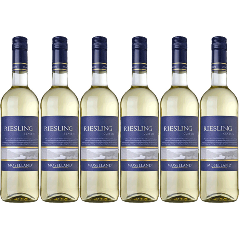 Een afbeelding van Moselland Riesling classic 6 flessen