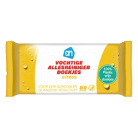 AH Vochtige allesreiniger doekjes citrus