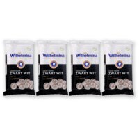 Wilhelmina Zwartwit 4-pack
