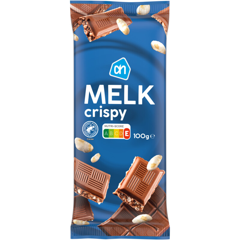 Een afbeelding van AH Reep melk crispy