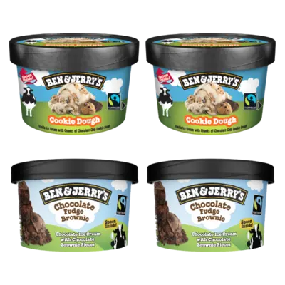 pdp-image-Ben & Jerry's Mini Cookie dough & Fudge Brownie pakket