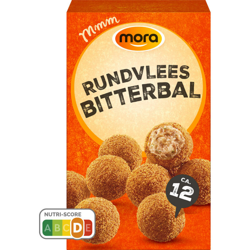 Een afbeelding van Mora Mini's rundvlees bitterballen