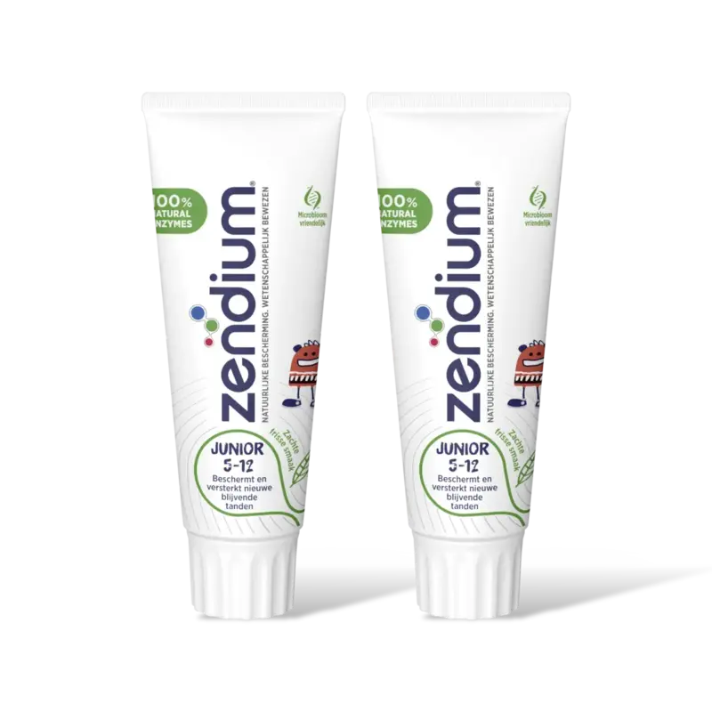 Zendium Junior 5-12 jaar tandpasta 2-pack