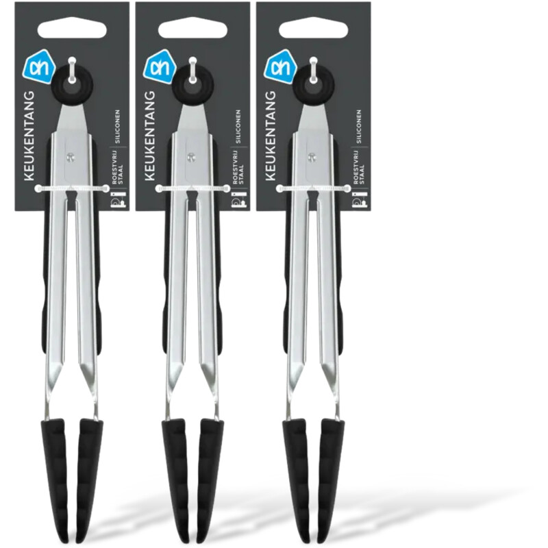 AH Keukentang rvs 3-pack