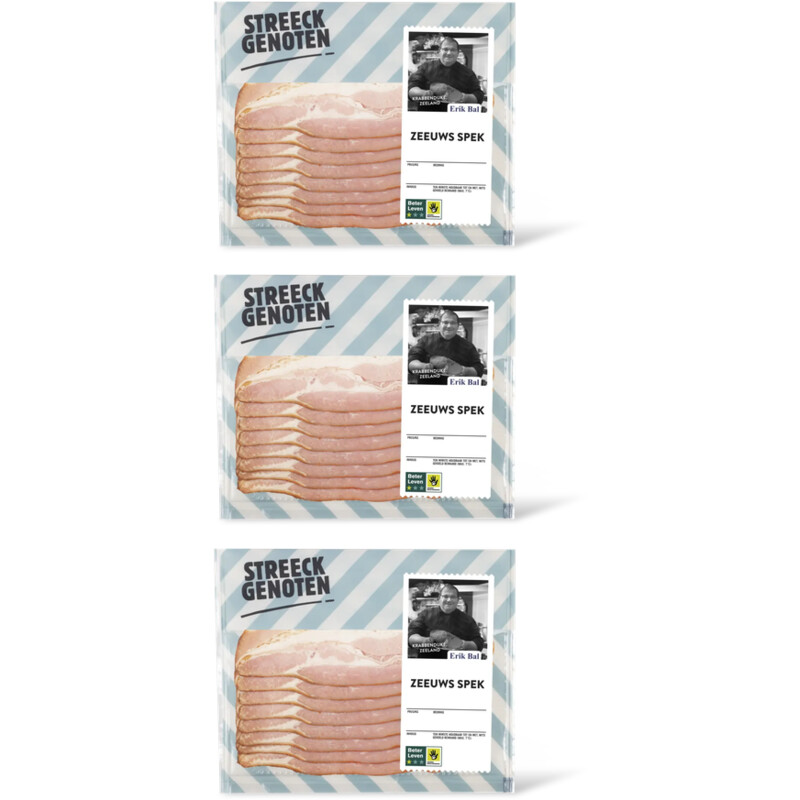 Streeckgenoten Zeeuws spek 3-pck