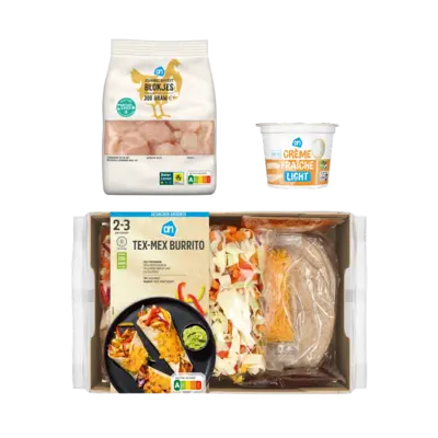 pdp-image-AH Gesneden Tex Mex Burrito's Verspakket