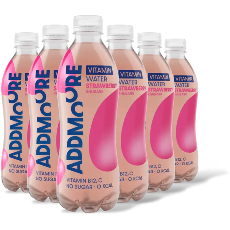 Addmoore Vitamin Water Strawberry 6-pack