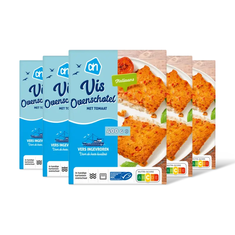 Vis ovenschotel met tomaat 5-pack