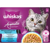 Een afbeelding van Whiskas Aromatic zalige zeevruchten in saus
