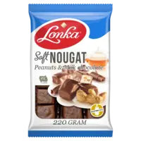 Lonka Soft nougat pinda's & melkchocolade
