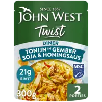 John West Twist Diner Tonijn Soja Gember MSC