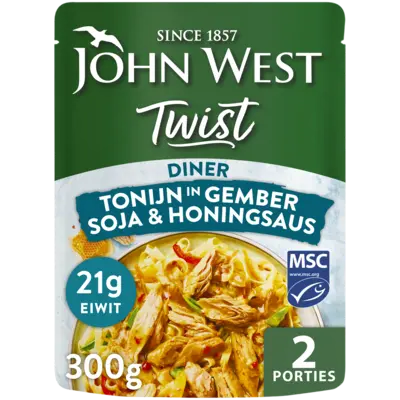 pdp-image-John West Twist Diner Tonijn Soja Gember MSC