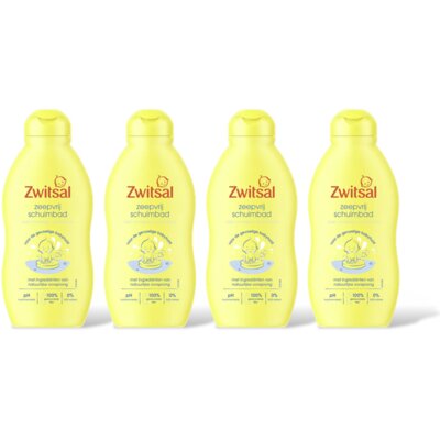 pdp-image-Zwitsal Baby zeepvrij schuimbad 4-pack