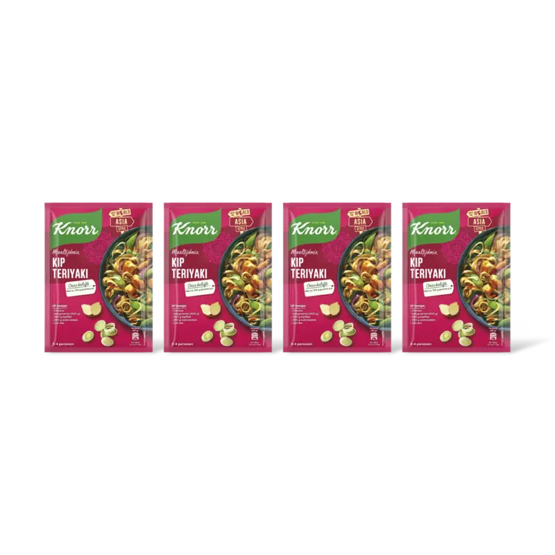 Knorr Maaltijdmix kip teriyaki 4-pack