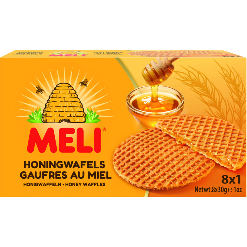 Een afbeelding van Meli Gevulde Honingwafels bel