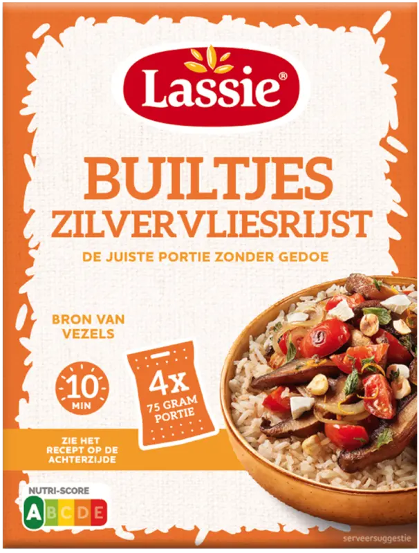 Zilvervlies builtjes 1 persoons
