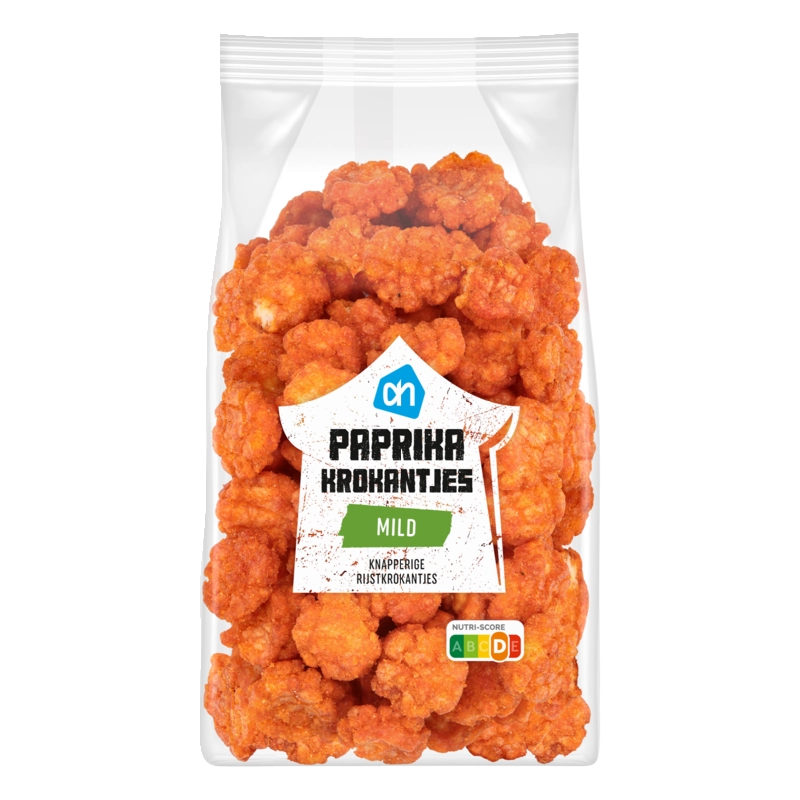 Paprika krokantjes mild