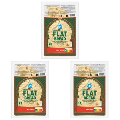 pdp-image-AH Gevouwen flatbread naturel 3-pack