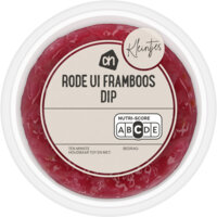 Een afbeelding van AH Rode ui framboos dip kleintjes