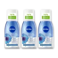 NIVEA Double effect oogmake-up remover 3-pack