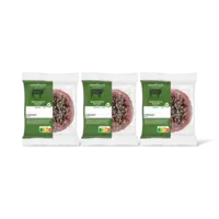 AH Greenfields Beefburger bacon 3-pack