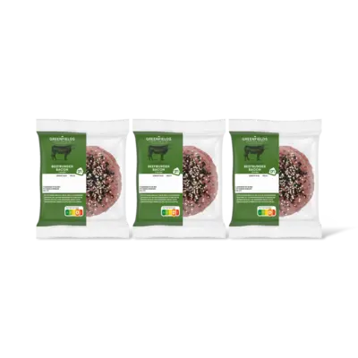 pdp-image-AH Greenfields Beefburger bacon 3-pack
