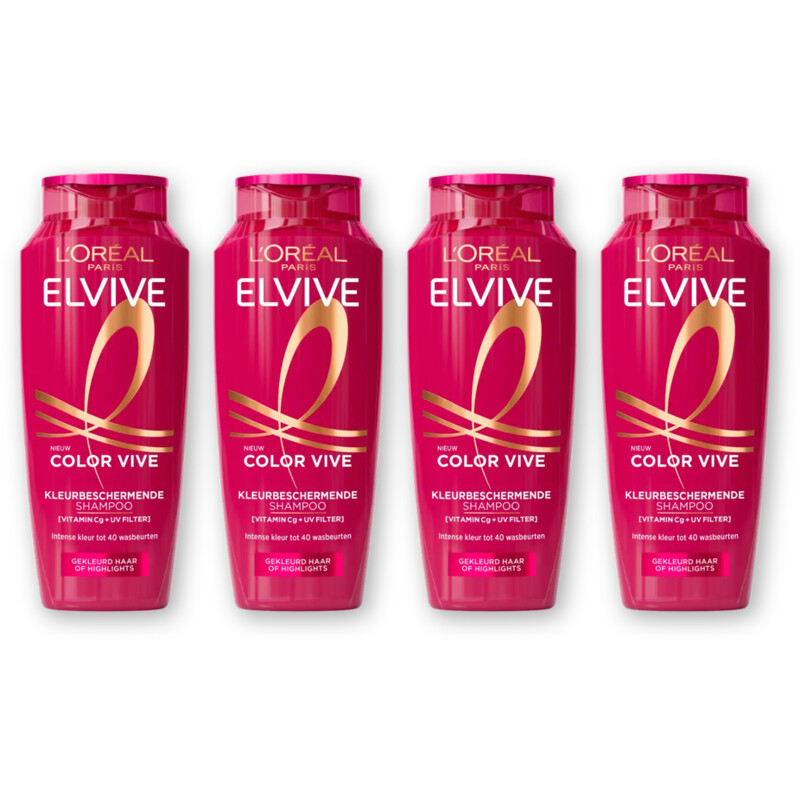 L'Oréal Paris Elvive Color-vive shampoo 4-pack