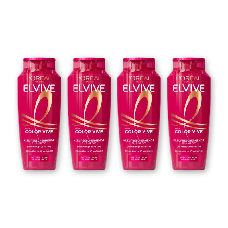 L'Oréal Paris Elvive Color-vive shampoo 4-pack