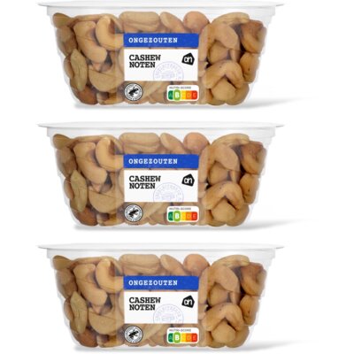 pdp-image-AH Cashewnoten ongezouten 3-pack