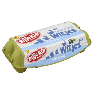 pdp-image-Blije Kip eieren Witjes vrij uitloop eieren