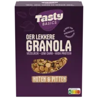 TastyBasics Low carb-high protein granola noten