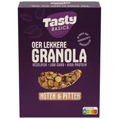pdp-image-TastyBasics Low carb-high protein granola noten