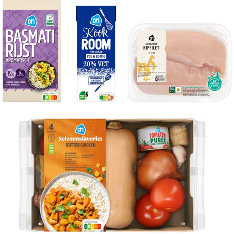 Een afbeelding van AH Indiase Butter Chicken Verspakket