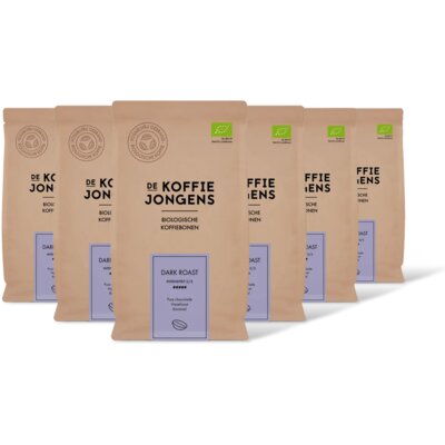 pdp-image-De Koffiejongens Dark roast koffiebonen 6-pack