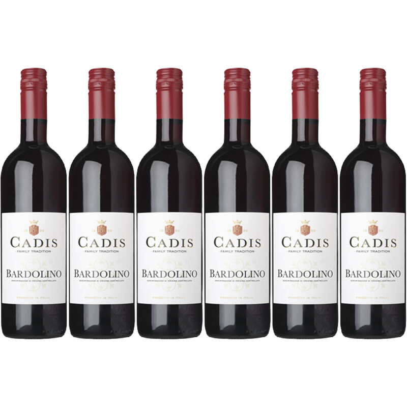 Een afbeelding van Cadis Bardolino 6 flessen
