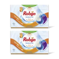 Robijn 3-in-1 Wascapsules stralend wit 2-pack