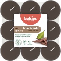 Een afbeelding van Bolsius True scents geurtheelichten oud wood